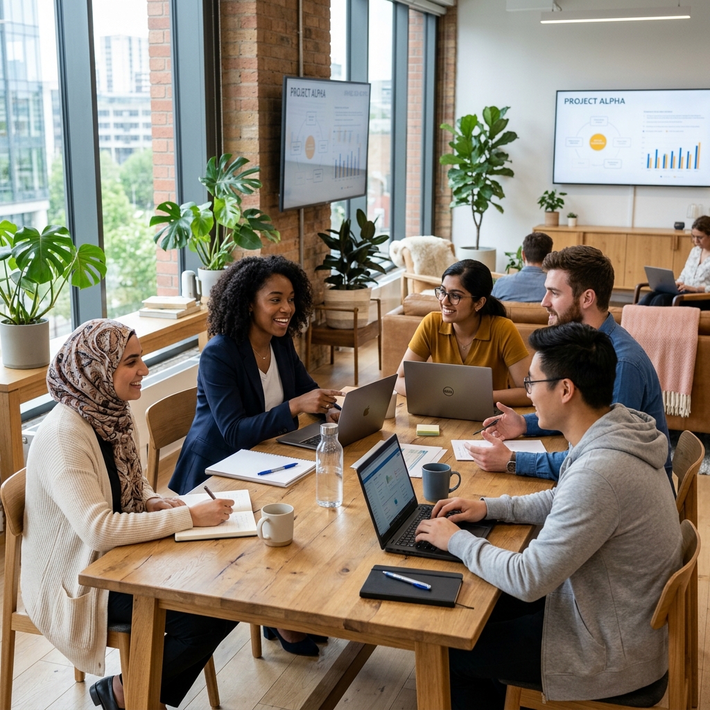 Sri Lankan finance team working with SyncBooks